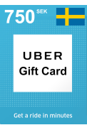 Uber Gift Card 750 (SEK) (Sweden)