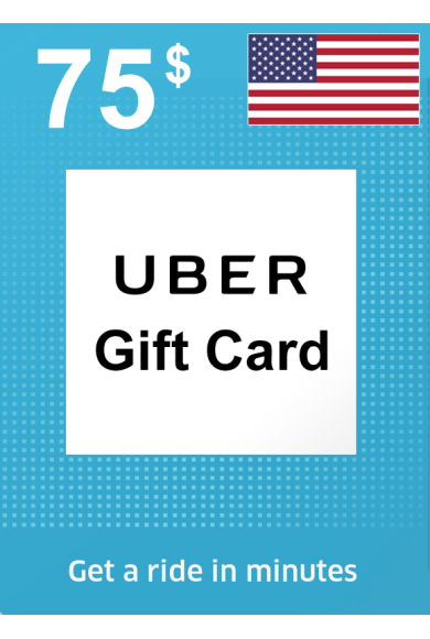 Uber Gift Card 75$ (USD) (USA)