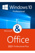Windows 10 Pro + Office Professional Plus 2021