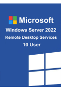 Windows Server 2022 Remote Desktop Services - 10 User Connections