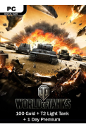 World of Tanks: 100 Gold + T2 Light Tank + 1 Day Premium 