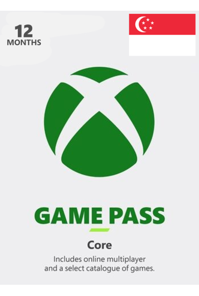 Xbox Game Pass Core 12 months (Singapore)