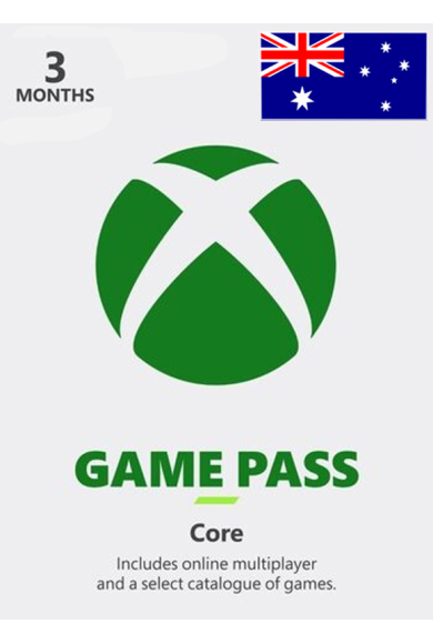 Xbox Game Pass Core 3 months (Australia)