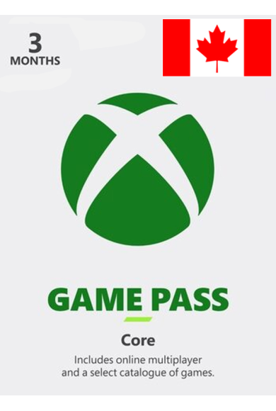 Xbox Game Pass Core 3 months (Canada)
