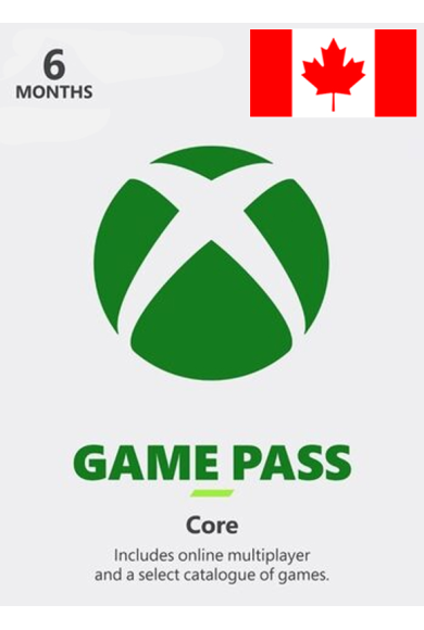 Xbox Game Pass Core 6 months (Canada)