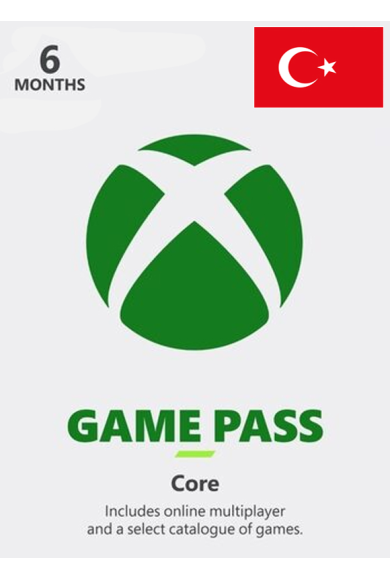 Xbox Game Pass Core 6 months (Turkey)