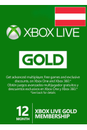 Xbox Live Gold 12 Months (Austria)