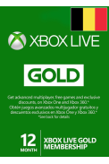 Xbox Live Gold 12 Months (Belgium)