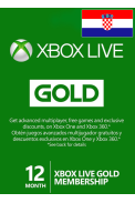 Xbox Live Gold 12 Month (Croatia)