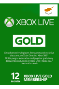 Xbox Live Gold 12 Month (Cyprus)