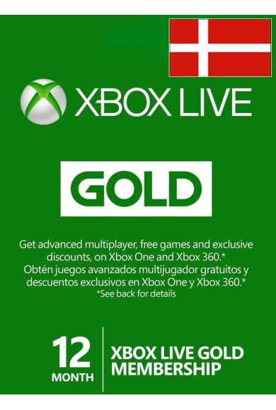 Xbox Live Gold 12 Months (Denmark)
