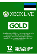 Xbox Live Gold 12 Month (Estonia)