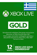Xbox Live Gold 12 Months (Greece)