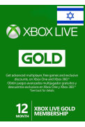 Xbox Live Gold 12 Months (Israel)