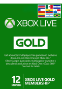Xbox Live Gold 12 Months (LATAM)