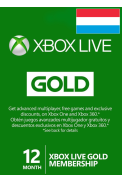 Xbox Live Gold 12 Month (Luxembourg)