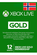 Xbox Live Gold 12 Months (Norway)