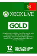 Xbox Live Gold 12 Months (Portugal)