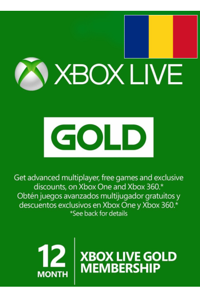 Xbox Live Gold 12 Months (Romania)