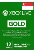Xbox Live Gold 12 Months (Singapore)