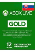 Xbox Live Gold 12 Months (Slovakia)