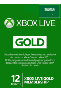 Xbox Live Gold 12 Months (Saudi Arabia)