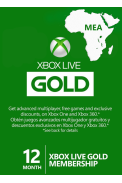 Xbox Live Gold 12 Months (MEA - Middle East and Africa)