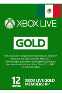 Xbox Live Gold 12 Months (Mexico)
