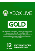 Xbox Live Gold 12 Maanden
