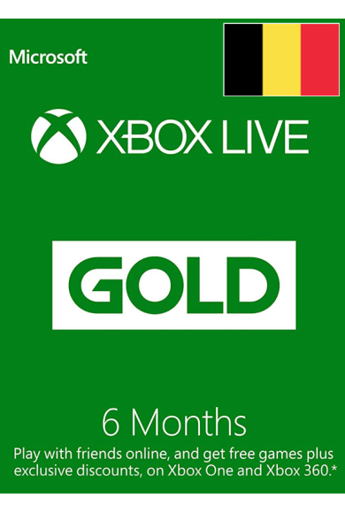 Xbox Live Gold 6 Months (Belgium)
