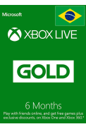 Xbox Live Gold 6 Months (Brazil)