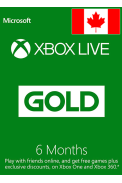 Xbox Live Gold 6 Months (Canada)