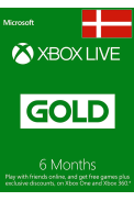 Xbox Live Gold 6 Months (Denmark)