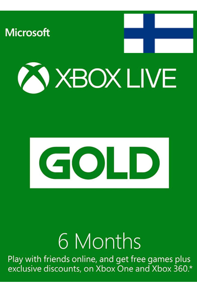 Xbox Live Gold 6 Months (Finland)