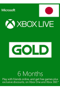 Xbox Live Gold 6 Months (Japan)