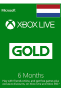 Xbox Live Gold 6 Months (Netherlands)