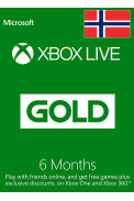 Xbox Live Gold 6 Months (Norway)