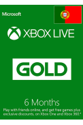 Xbox Live Gold 6 Months (Portugal)