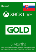 Xbox Live Gold 6 Months (Slovakia)