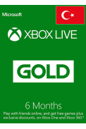 Xbox Live Gold 6 Months (Turkey)