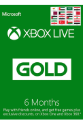 Xbox Live Gold 6 Months (Middle East)