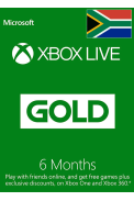 Xbox Live Gold 6 Months (South Africa)
