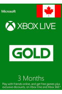 Xbox Live Gold 3 Months (Canada)