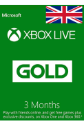 Xbox Live Gold 3 Months (UK - United Kingdom)
