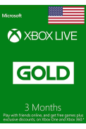 Xbox Live Gold 3 Months (USA)