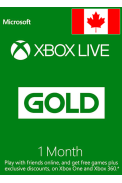 Xbox Live Gold 1 Month (Canada)