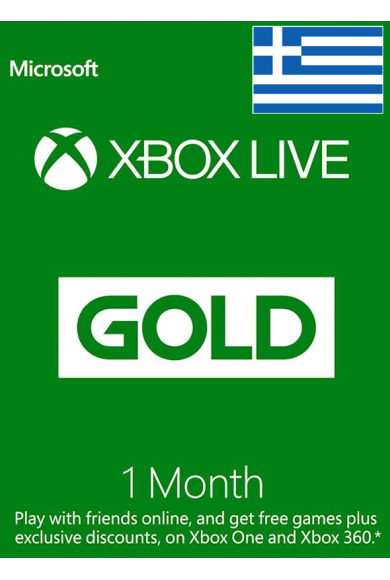 Xbox Live Gold 1 Months (Greece)