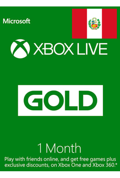 Xbox Live Gold 1 Month (Peru)