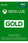 Xbox Live Gold 6 Months (Saudi Arabia)