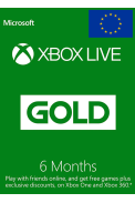 Xbox Live Gold 6 Months (Europe)